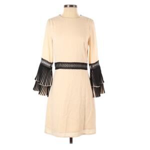 Little Mistress lace accent accordion bell sleeve dress, size 4 tall